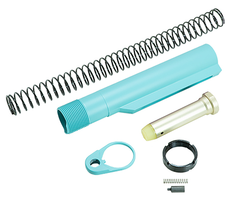 [816397027823] Timber Creek Outdoors ARBTKRE Buffer Tube Kit  Robin's Egg Blue for AR-15