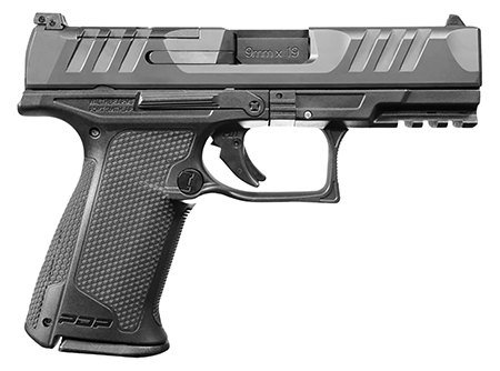 [723364220784] Walther Arms 2842734 PDP F-Series 9mm Luger 15+1 4" Black Steel Barrel, Black Optic Ready/Serrated Slide, Black Polymer Frame w/Picatinny Rail, Black Performance Duty Texture Grips, Ambidextrous