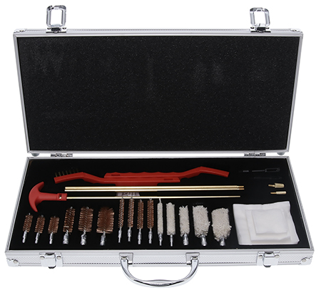[888151032244] Birchwood Casey PGCK Premium Cleaning Kit Multi-Caliber/27 Pieces Silver