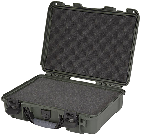 [666365010162] Nanuk 9101006 910  Waterproof Olive Resin w/ Foam Padding & Airline Approved
