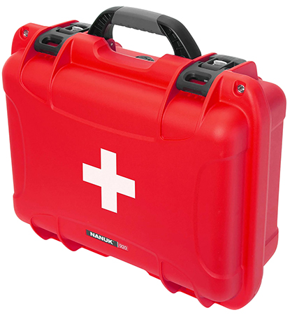 [666365031648] Nanuk 920S-000RD-PA0-FSA01 920 First Aid Case Red Resin w/ Latches