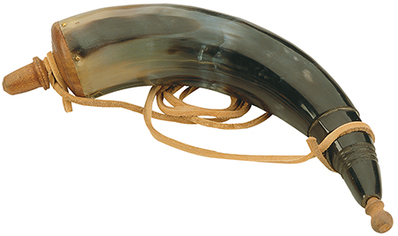 [040589125206] Traditions A1252 Authentic Powder Horn  with Sling and Wood Cap