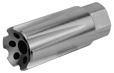 [811261029378] TacFire  Linear Compensator  Stainless Steel with 5/8"-24 tpi Threads 2.26" OAL .875" Diameter for 308 Win