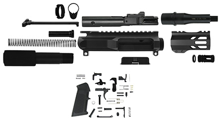 [745559515864] TacFire  AR Build Kit  9mm Luger 4.50" Barrel Black for AR Platform
