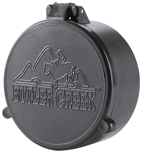 [051525300205] Butler Creek 30020 Flip-Open Objective Scope Cover 31mm Obj. Size 02 Black Polymer