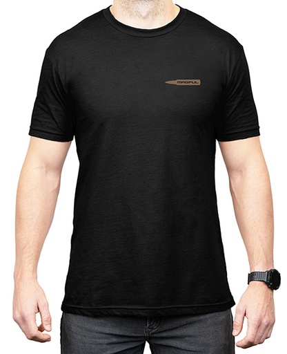 [840815137061] Magpul MAG1267001S Smooth  &  Mild  Black Cotton Short Sleeve Small