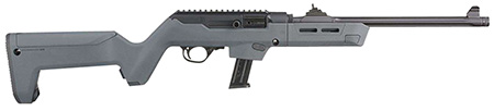 [736676191345] Ruger 19134 PC Carbine *State Compliant 9mm Luger 10+1 16.10" Threaded Barrel, Matte Black Oxide Metal Finish, Stealth Gray Stock, Optics Ready