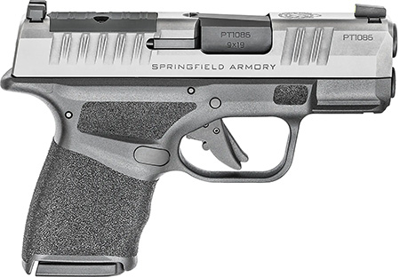 [706397934682] Springfield Armory HC9319SOSP Hellcat Micro-Compact OSP Sports South Exclusive 9mm Luger 13+1/11+1 3" Black Melonite Steel Barrel, Serrated Stainless Steel Slide, Black Polymer Frame w/Picatinny Rail