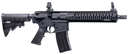 [028478153592] Crosman CFAR1B Full Auto R1 Air Rifle CO2 177 25rd Shot Black Black Receiver Black 6 Position Stock