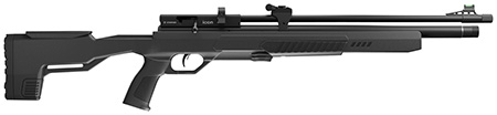 [028478154353] Crosman CPI77S Icon Air Rifle PCP 177 12+1 Shot Black Black Receiver Black Fixed All Weather Stock
