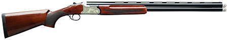 [8053800945042] Charles Daly 930331 202A  Compact 20 Gauge Break Open 3" 2rd 26" Blued Over/Under Vent Rib Barrel, Engraved Silver Aluminum Receiver, Fixed Walnut Stock, Right Hand
