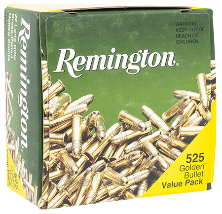 [047700009100] Remington Ammunition 21250 Golden Bullet Value Pack 22LR 36 gr Hollow Point 525 Per Box/12 Case