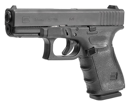 [743108172407] Hogue 17240 Wrapter Adhesive Grip Compatible w/Glock 19 Gen4/23 Gen4/32 Gen4/19 MOS Gen4 Textured Black Rubber
