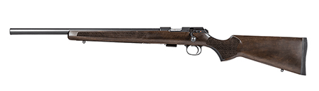 [806703023922] CZ-USA 02392 457 Varmint 22 LR 5+1 20.50" Black Nitride Heavy Barrel, Black Nitride Stainless Steel Grooved Receiver, Wood Stockn Left Hand