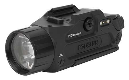 [810047072294] Holosun PIDDUAL Positive Identification Device Dual  Black Anodized Green/Infrared Laser 400/800 Lumens White Light LED