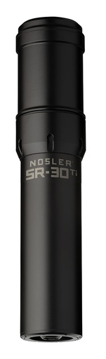 [054041906463] Nosler 90646 SR-30TI  30 Cal 1.74" Black Finish Made of Titanium with 5/8" 24 tpi Thread Pattern