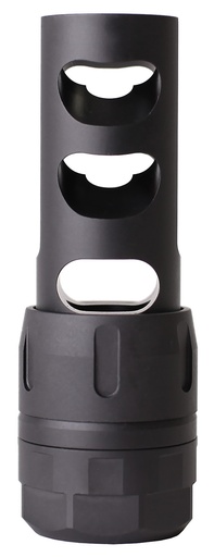 [054041972000] Nosler 97200 Muzzle Brake Muzzle Brake Black 5/8" 24 tpi Threads for 243 Cal