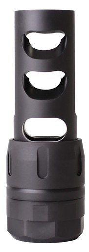 [054041972307] Nosler 97230 Muzzle Brake Muzzle Brake Black 5/8" 24 tpi Threads for 338 Cal