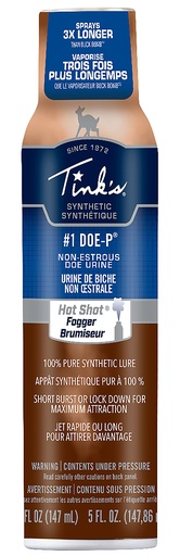 [049818216258] Tinks W5272BL #1 Doe-P Synthetic Deer Attractant Doe Urine Scent 5 oz Aerosol