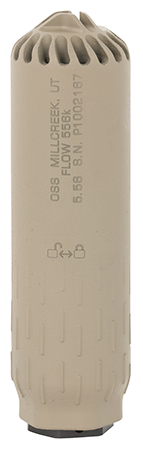 [706433763566] Huxwrx 2450 Flow 556K 5.56x45mm NATO 1.60"D Made of Stainless Steel with Flat Dark Earth Cerakote Finish Includes 1/2"-28 tpi Flash Hider