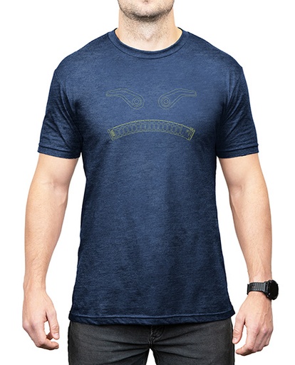 [840815137139] Magpul MAG1268411S Magmouth  Navy Heather Cotton/Polyester Short Sleeve Small