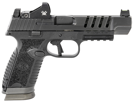 [845737015879] FN 66101462 509 LS Edge 9mm Luger 5" Barrel 17+1, Matte Black Polymer Frame With Mounting Rail, No Manual Safety, Includes Vortex Viper Red Dot