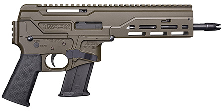 [810035752870] Diamondback DB165AL101 DBX  Sports South Exclusive 5.7x28mm 20+1 8" Black Nitride Threaded Barrel, M-LOK Handguard, OD Green Aluminum Picatinny Rail Receiver, Black Magpul K Grip