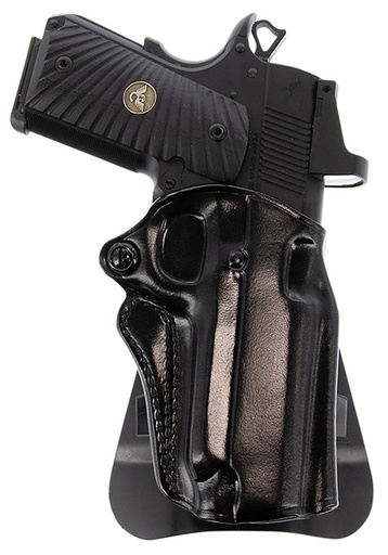 [601299024014] Galco SM2212RB Speed Master 2.0 OWB Black Leather Paddle Fits 1911 Fits 5" Barrel Right Hand