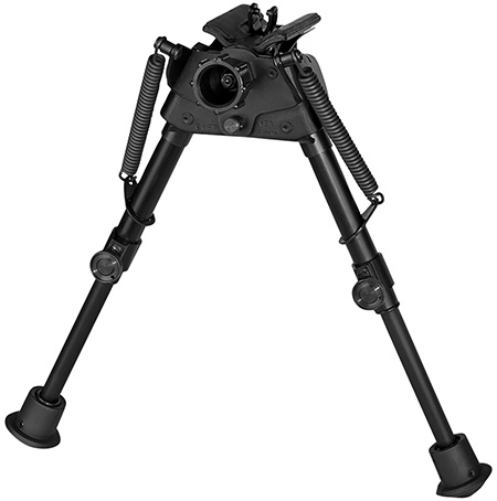 [051156113106] Harris Bipods S-BR2 Swivel BR Swivel Stud, 6-9", Self Leveling Legs, Rubber Feet