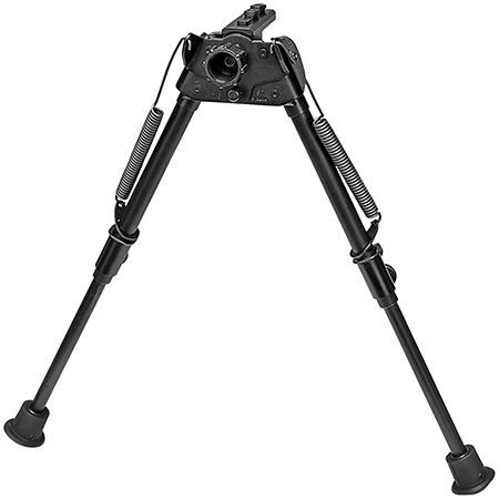 [051156113274] Harris Bipods S-LM-LOK Swivel L M-LOK, 9-13", Black Steel/Aluminum, Rubber Feet