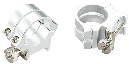 [076683490568] Weaver Mounts 49056 Quad Lock Detachable Rings  Silver 1" High