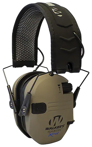 [888151025697] Walker's GWPXRSEMFDE Razor X-TRM Digital Electronic Muff 21 dB Over the Head Flat Dark Earth Polymer