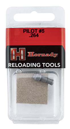 [090255909470] Hornady 390947 Cam Lock Pilot .264 Silver 6.5 Creedmoor Steel