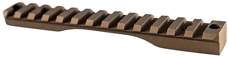 [691328233784] Christensen Arms 8100001205 One Piece Scope Base-STD Rem 700 Action  Burnt Bronze Cerakote