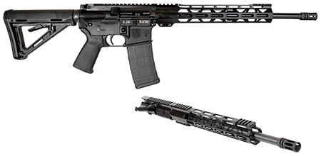 [810035755079] Diamondback DB1721K001 DB15 Combo 5.56x45mm NATO  &  300 Blackout 16" 30+1, Black, Carbon Rec, 12" M-LOK Handguard, Magpul Carbine Stock  &  Grip, Includes 2 Uppers