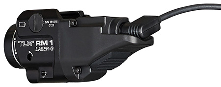 [080926694439] Streamlight 69443 TLR-1 RM w/Laser Black Anodized Aluminum, 500 Lumens White LED Bulb/Green Laser, 210 Meters Beam, Picatinny Rail Mount