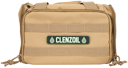 [893791002366] Clenzoil 2366 Universal Gun Care Range Bag Multi-Caliber/Multi-Gauge/Universal 30 Pieces Tan