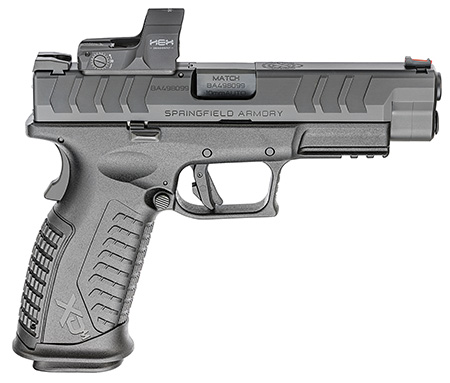[706397961725] Springfield Armory XDME94510BHCOSPD XD-M Elite OSP 10mm Auto 16+1 4.50" Barrel, Black Polymer Frame w/Picatinny Acc. Rail, Optic Ready Slide, Interchangeable Backstrap, Includes Hex Dragonfly Red Dot