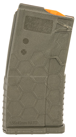 [840239707390] Hexmag HX1020AR15ODG Shorty  OD Green Polymer 10rd 5.56x45mm NATO for AR-15