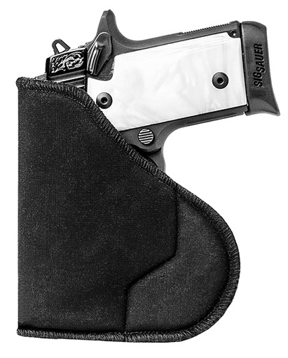 [840239700384] Sentry 35WB03BK HexGrip  IWB Black Nylon Pocket Fits Med Frame Auto .32/380 Fits 3-4" Barrel Ambidextrous