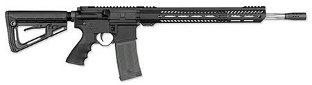 [842834101757] Rock River Arms AR1700V1 LAR-15M R3 Competition 5.56x45mm NATO 18" Stainless 30+1, Black, RRA NSP-2 Stock  &  Hogue Grip, Carrying Case