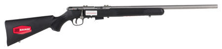 [062654947001] Savage Arms 94700 93 FVSS 22 WMR Caliber with 5+1 Capacity, 21" Heavy Barrel, Matte Stainless Metal Finish, Matte Black Synthetic Stock  &  AccuTrigger Right Hand (Full Size)
