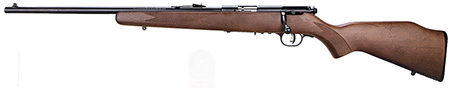 [062654957000] Savage Arms 95700 93 G 22 WMR Caliber with 5+1 Capacity, 21" Barrel, Matte Blued Metal Finish, Satin Hardwood Stock  &  AccuTrigger Left Hand (Full Size)