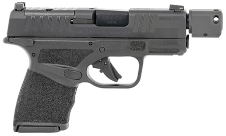 [706397962425] Springfield Armory HC9389BTOSPMSLC Hellcat Micro-Compact OSP 9mm Luger 3.80" Threaded/Compensated 10+1, Black, Polymer Frame, Serrated/Optic Cut Slide, Manual Safety