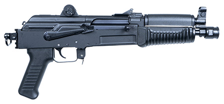 [810054132394] Arsenal SAM7K44 SAM7K  7.62x39mm 5+1 8.50" Black Steel Threaded Barrel, Black Aluminum Forged  &  Milled Receiver, Black Polymer Grips