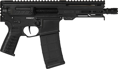 [810097508040] CMMG 30A0E33AB Dissent  300 Blackout 30+1 6.50", Black Cerakote Rec, OEM Grip, Picatinny Buffer Adapter, Zeroed Drop-In Single Stage Trigger