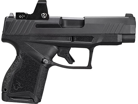 [725327938439] Taurus 1GX4XLP94110R GX4XL T.O.R.O. Micro-Compact Frame 9mm Luger 10+1 3.70" Black DLC Steel Barrel, Black Gas Nitride Optic Cut/Serrated Alloy Steel Slide, Black Polymer Frame  &  Grip, Right Hand