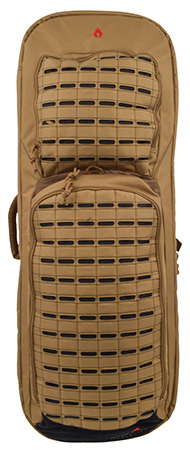 [655360671935] Advance Warrior Solutions FR28RBPTN/BL Frame  28" L Backpack with Side Handle, Tan Polyester for Tactical Rifle, Molle Front