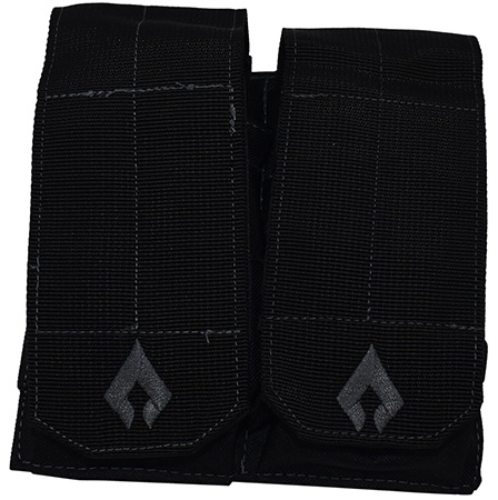 [655360767119] Advance Warrior Solutions AROTTMPBL Double Mag Pouch Open Top Black MOLLE