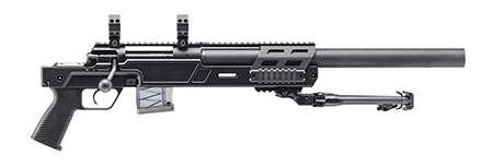 [840225713640] B & T Firearms SPR300 SPR300 Pistol Kit 300 Blackout 10+1 9.80", Black, Integrated Suppressor, Polymer Grip, Scope Rings  &  Bipod Included